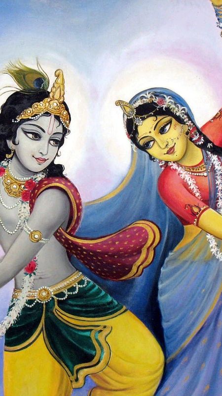Radha Krishna Pictures - Beautiful Painting Wallpaper Download | MobCup