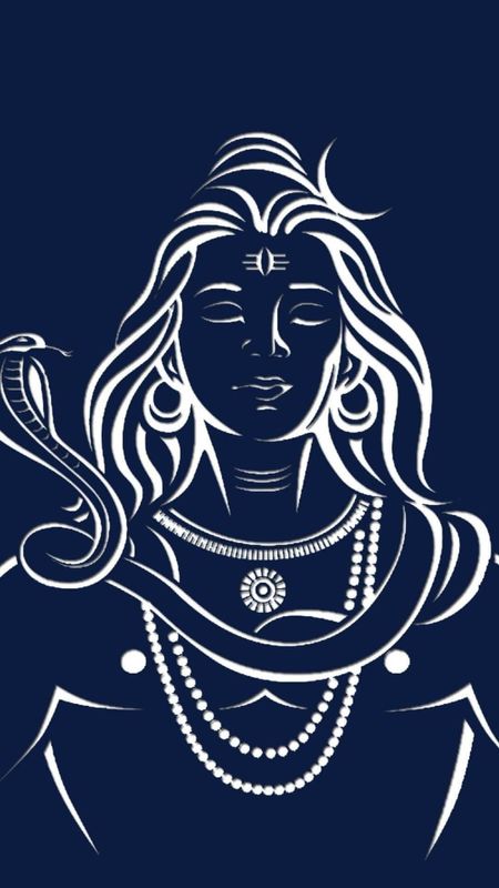 Sketch of Indian Famous and Powerful God Lord Shiva and His Symbols  Outline Silhouette Editable Illustration Stock Vector  Illustration of  shakti cobra 210949182