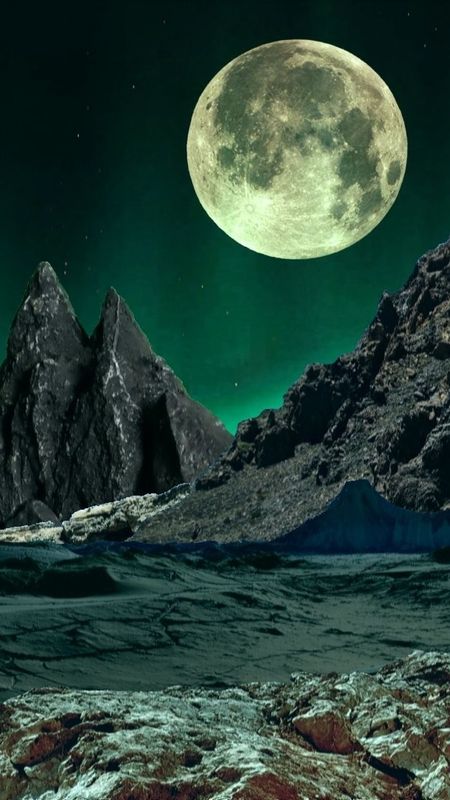 Moon - Dark Theme - Moon Background Wallpaper Download | MobCup
