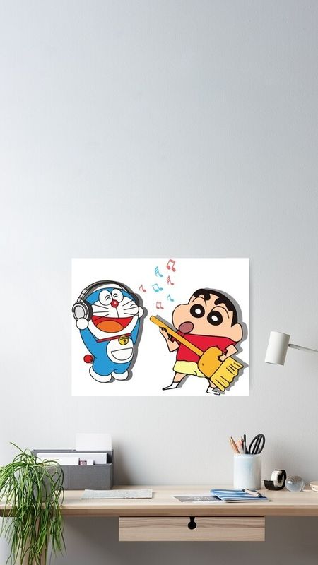 Shinchan And Doraemon - Study Room - Background Wallpaper Download | MobCup