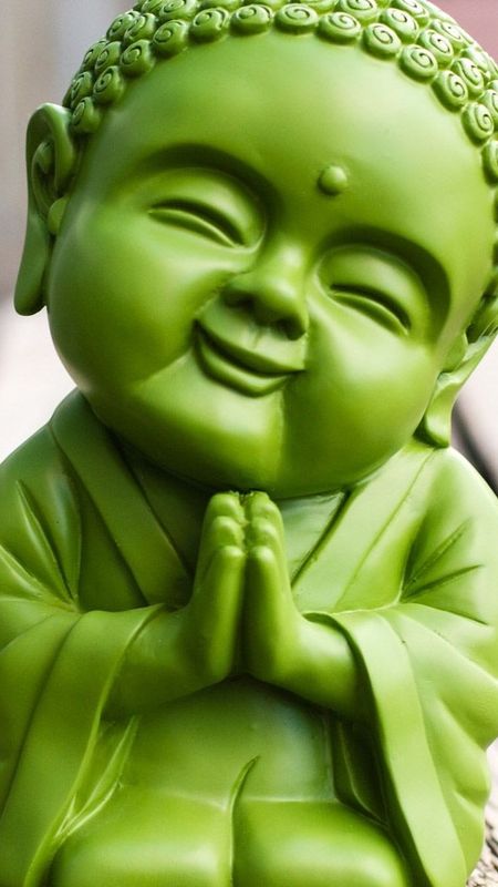 Buddha Images Hd - Small Green Statue Wallpaper Download | MobCup