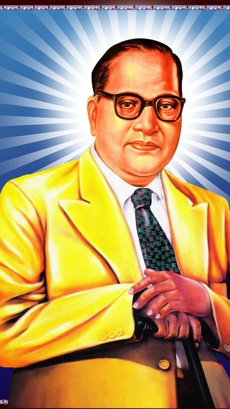Babasaheb Ambedkar In Yellow Suit Wallpaper Download | MobCup