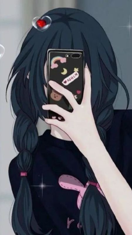 Anime Aesthetic - Mirror Selfie - Animated Wallpaper Download | MobCup