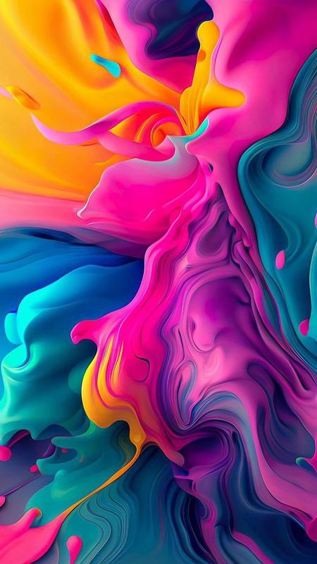 Abstract painting Ipod iPhone iPad iOS HD wallpaper  Wallpaper Flare