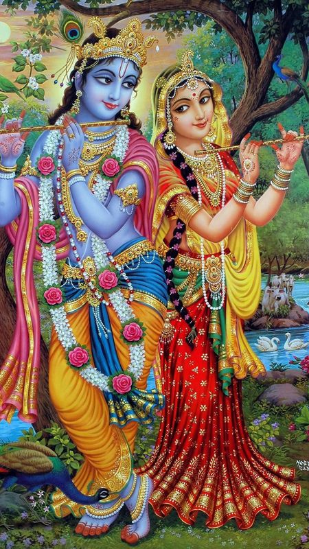 Radha Krishna Hd | Lord Murlidhar Wallpaper Download | MobCup