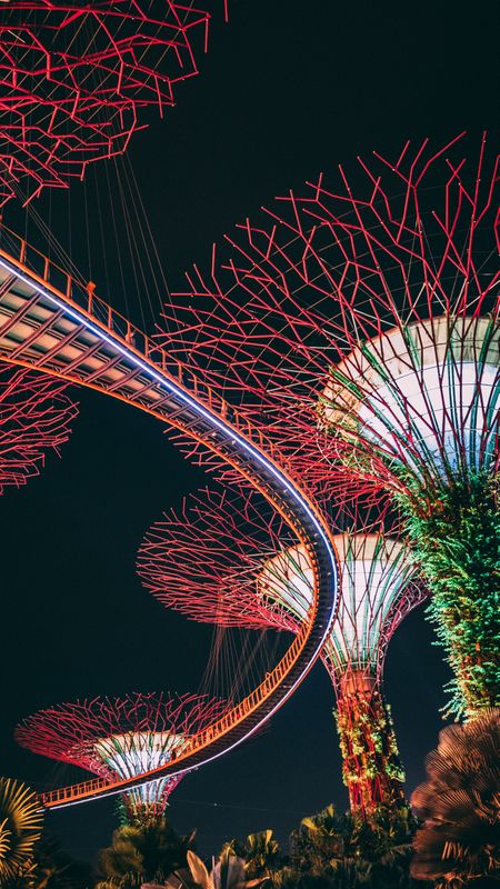 Garden by the bay Singapore Background Wallpaper Download | MobCup