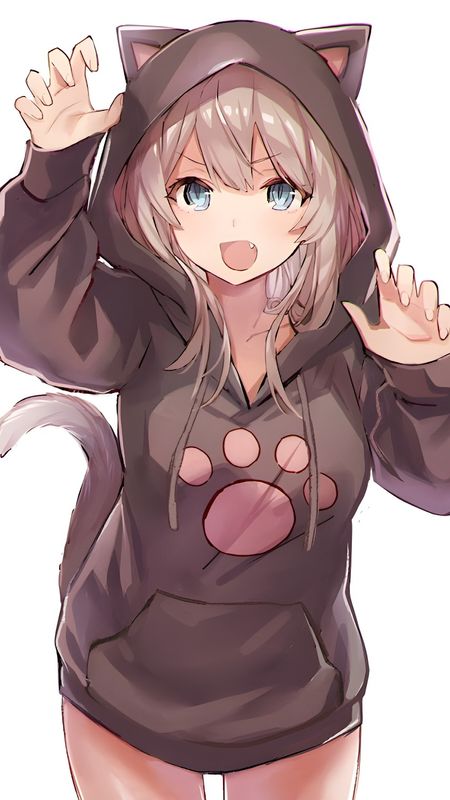 cute kitty anime girl