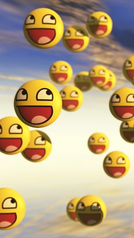 Emoji - Sky Background Wallpaper Download | MobCup