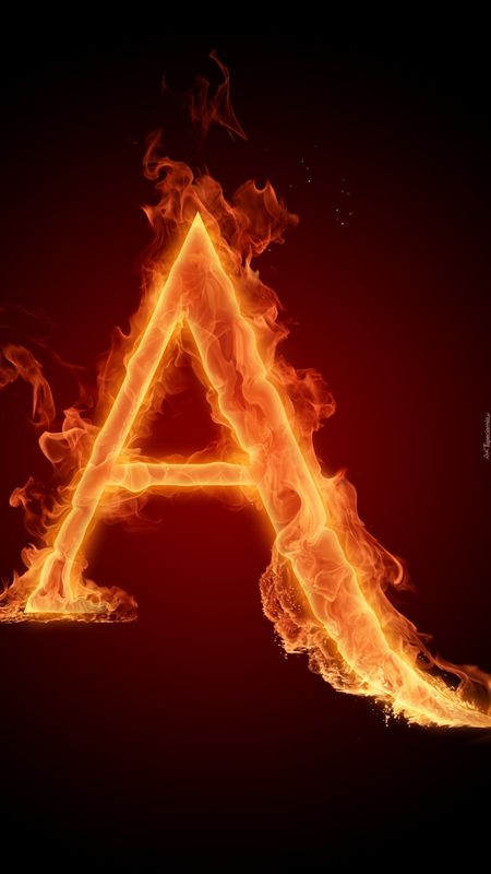 A Alphabet - fire flame a Wallpaper Download | MobCup