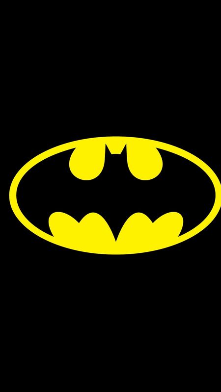 Black And Yellow | Batman Logo Wallpaper Download | MobCup