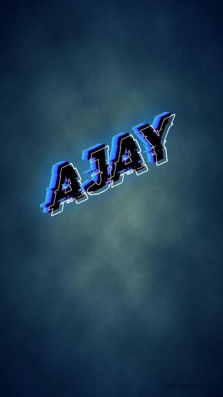 ajay name logo