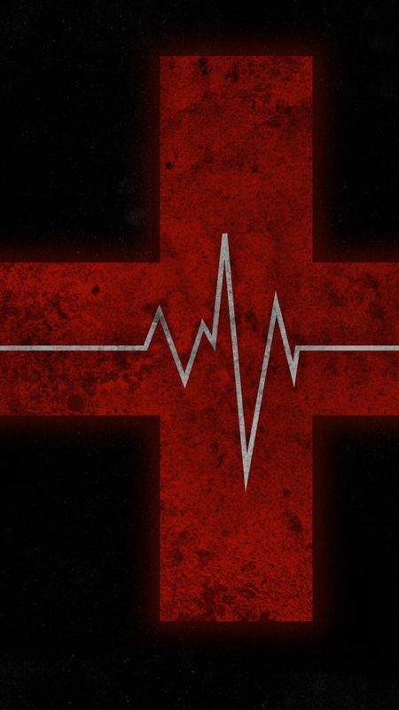 Heartbeat - cross heart Wallpaper Download | MobCup
