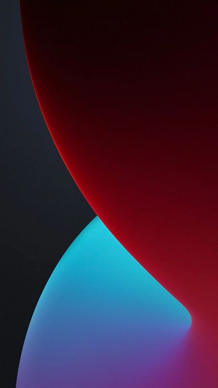 Iphone Official Red And Blue Lockscreen Wallpaper Download Mobcup