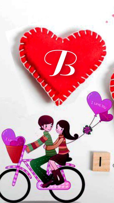 B Name - Heart Wallpaper Download | MobCup