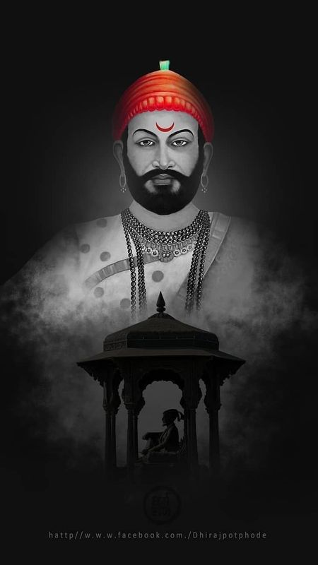 Shivaji Maharaj Hd Black And White Wallpaper Download | MobCup