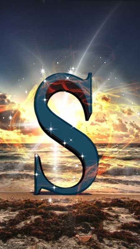 S For Lively - Alphabet Letter - Beautiful Background Wallpaper Download |  MobCup