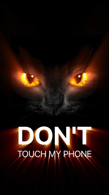 Don't Touch My Phone | Mobile Alert Screen Wallpaper Download | MobCup