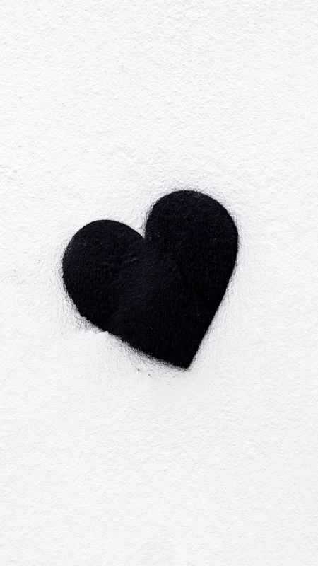 Black Heart Art Wallpaper Download | MobCup