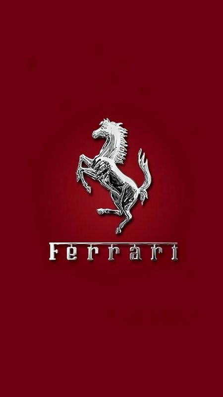 Ferrari Logo Red Wallpaper Download | MobCup