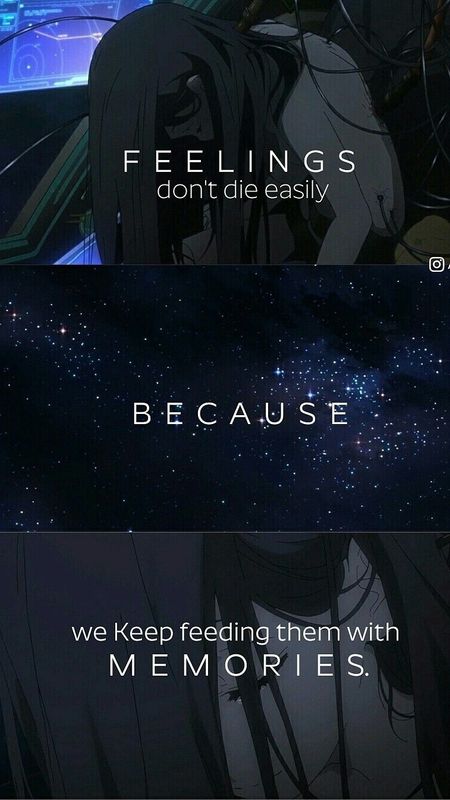 Anime Quotes - feelings Wallpaper Download | MobCup