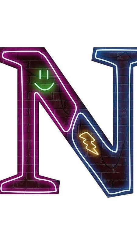 N Name Ka  neon Wallpaper Download  MobCup