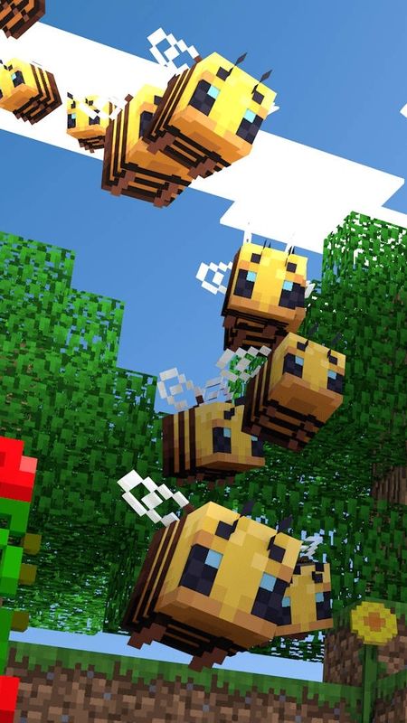 Minecraft.bees Wallpaper Download | MobCup