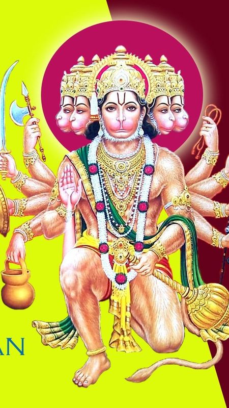 Panchmukhi Hanuman - Ram Bhakt Wallpaper Download | MobCup