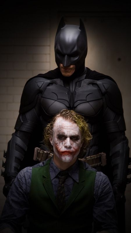 Joker and the Batman Wallpaper Download | MobCup