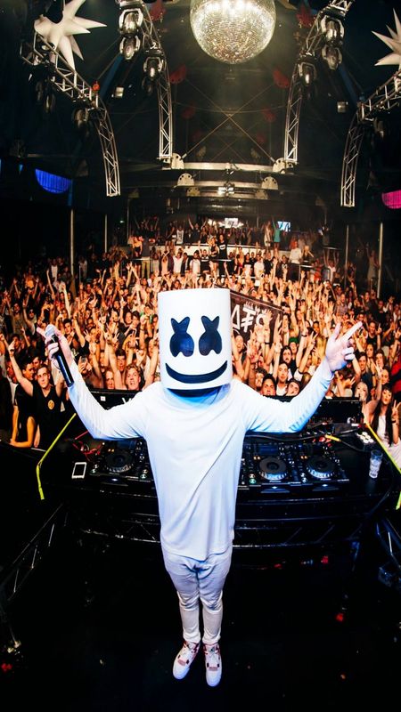 Marshmello Live Performing Wallpaper Download | MobCup
