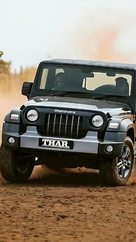 Mahindra Thar Car - Black Thar Drifting Wallpaper Download | MobCup