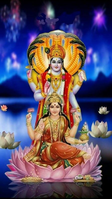 Hindu God Laxmi Wallpaper for Desktop