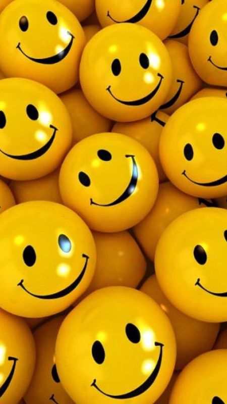 Smile Wale  Beautiful  Yellow  Smiley Balls Wallpaper Download  MobCup