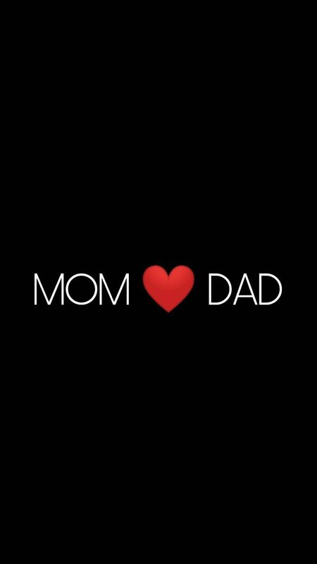 Mom And Dad - Black Background Wallpaper Download | MobCup
