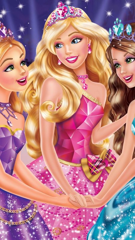 Barbie Princess Glitter Dress Wallpaper Download | MobCup