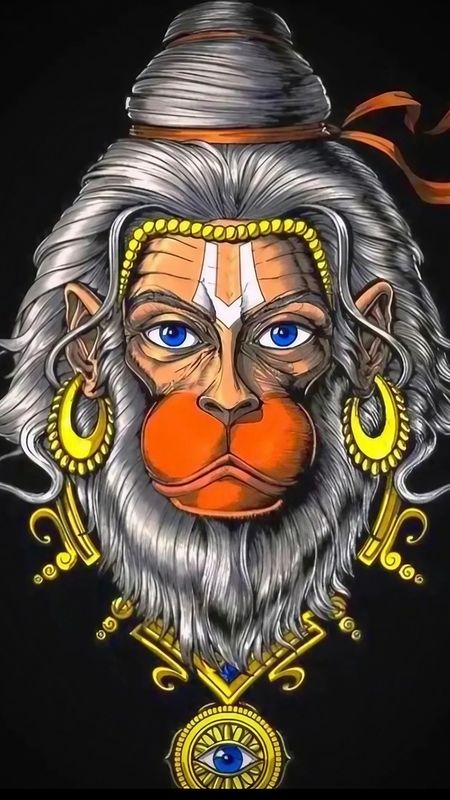 Shri Hanuman Ji Ke  Art Work Wallpaper Download  MobCup