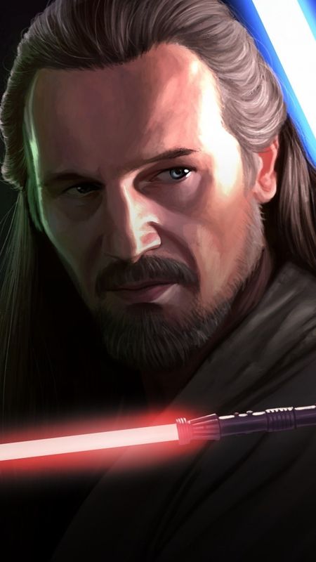 Obi Wan Kenobi - Qui Gon Jinn Art Wallpaper Download