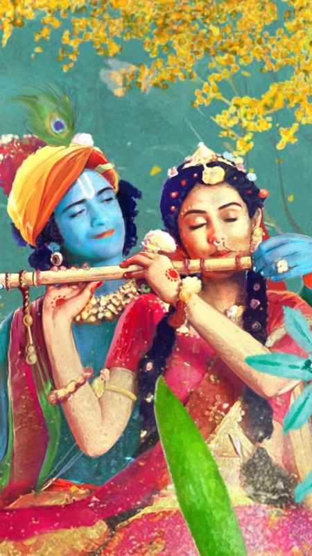 Radha Krishna - prem Wallpaper Download | MobCup