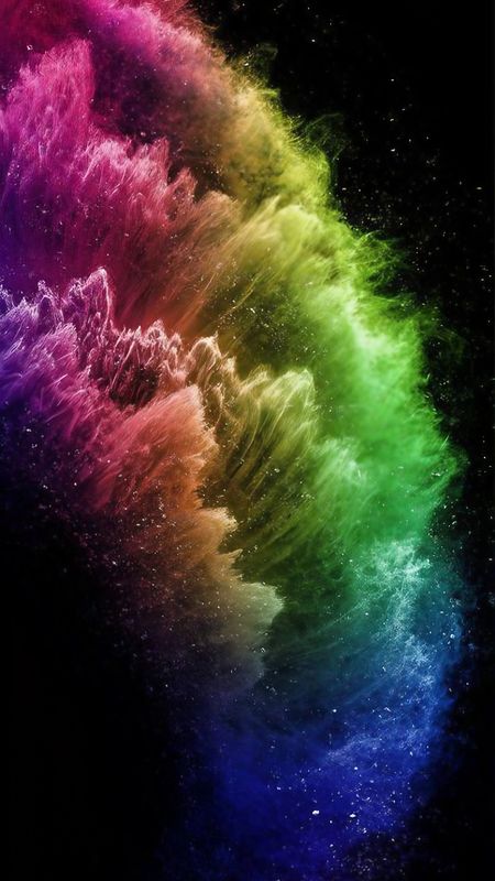 Iphone Rainbow Colorful Glitter Wallpaper Download Mobcup