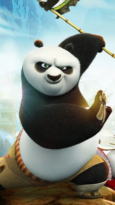 Kung Fu Panda - Mountain Background Wallpaper Download | MobCup