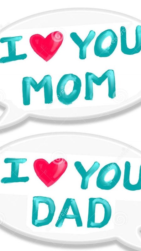 Mom Dad Love - i love u dad Wallpaper Download | MobCup