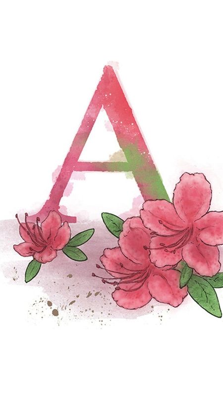 A Alphabet - Nature Flower Wallpaper Download | MobCup