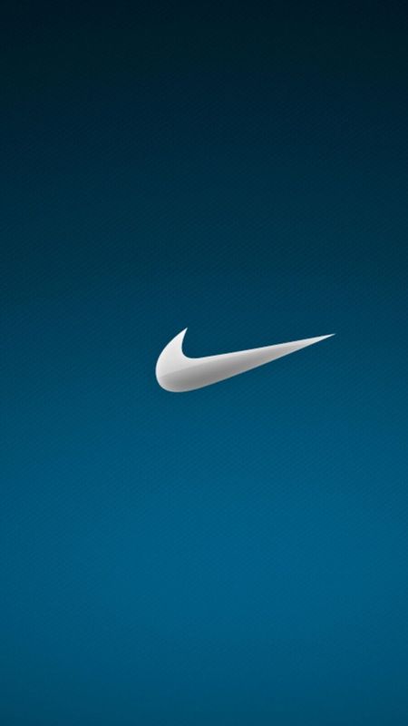 Nike Logo | Blue Wallpaper Download | MobCup