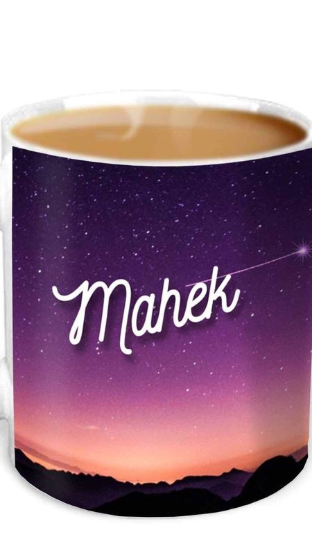 M Name - Mahek - Coffe Mug Wallpaper Download | MobCup