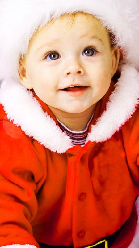 Cute Smile - Cute Baby - Christmas Theme Wallpaper Download | MobCup