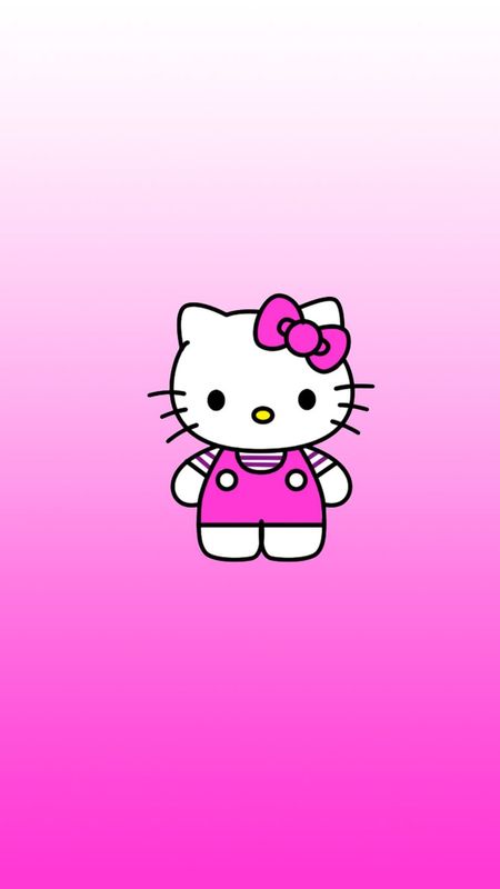 Cute Hello Kitty - Pink Background Wallpaper Download | MobCup