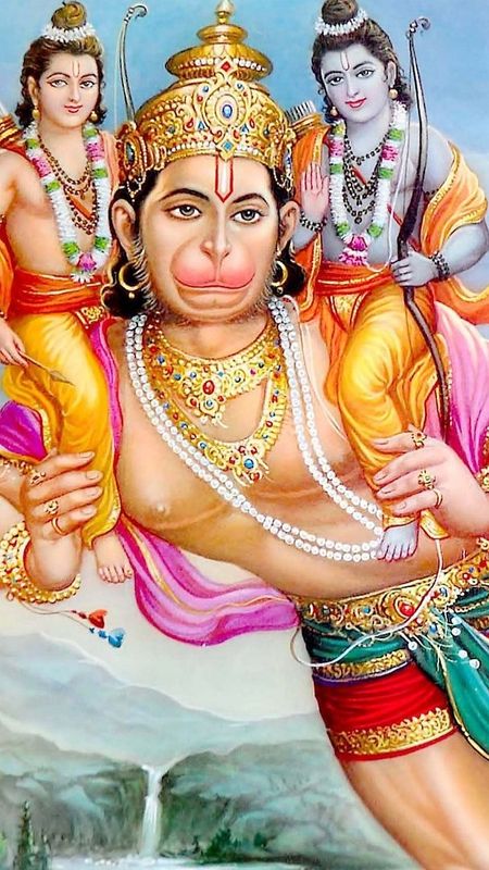 Jay Hanuman - Ram - Laxman Wallpaper Download | MobCup