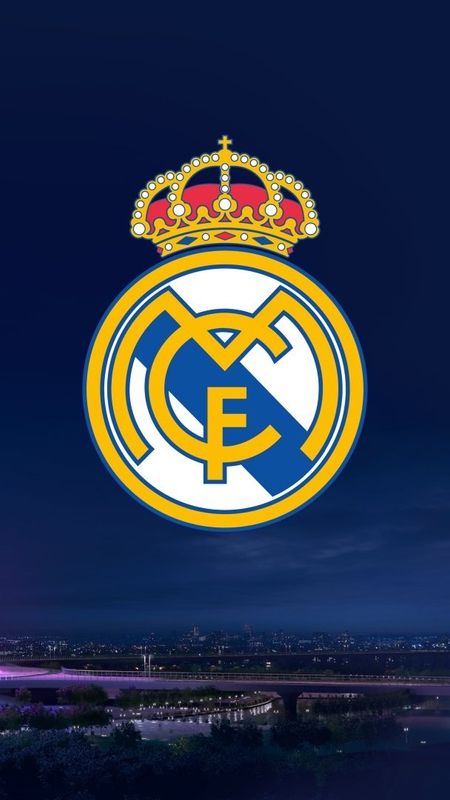 Real Madrid - Dark Theme - Logo Wallpaper Download | MobCup