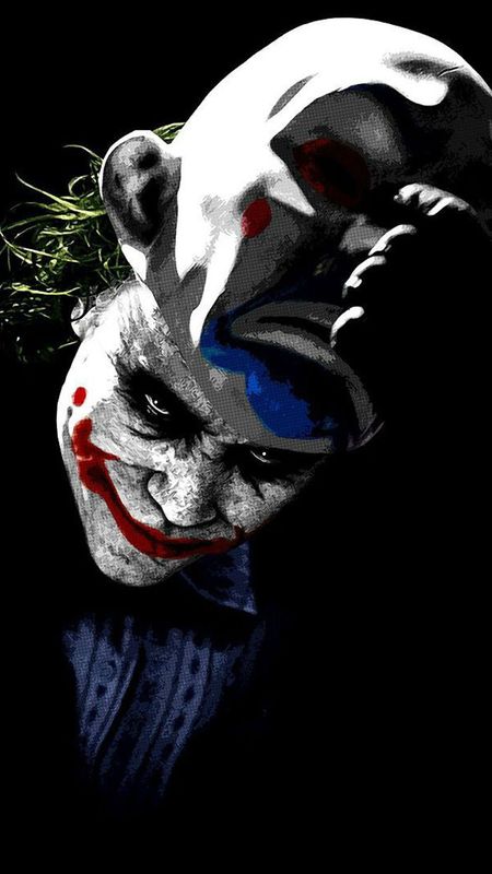 Joker face off Wallpaper Download | MobCup
