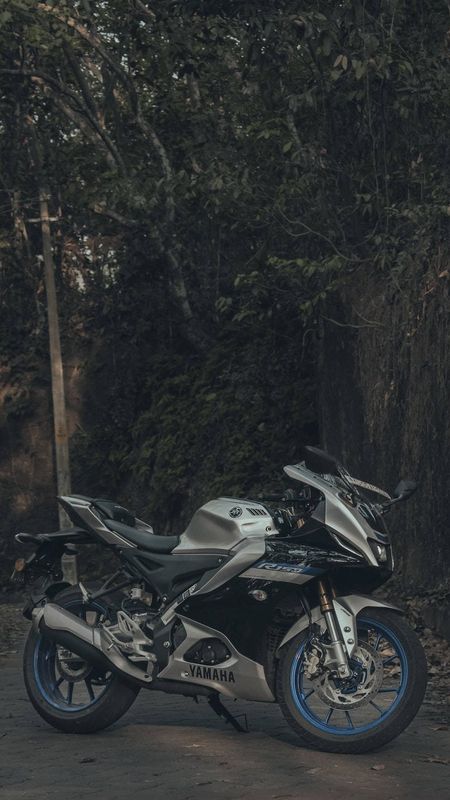 Yamaha R15 - Forest Background Wallpaper Download | MobCup
