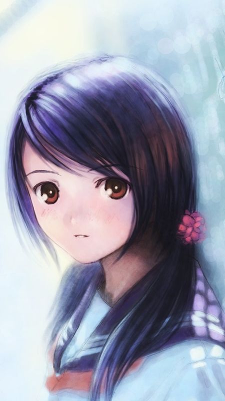 Cute Wallpapers For Girls - Anime Girl - Cartoon Girl Wallpaper Download |  MobCup